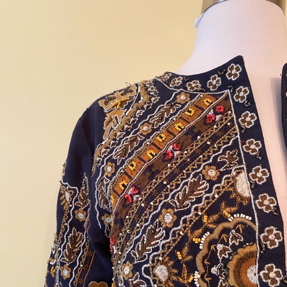 Zara Beaded Embroidered Jacket - Picture 13 of 13